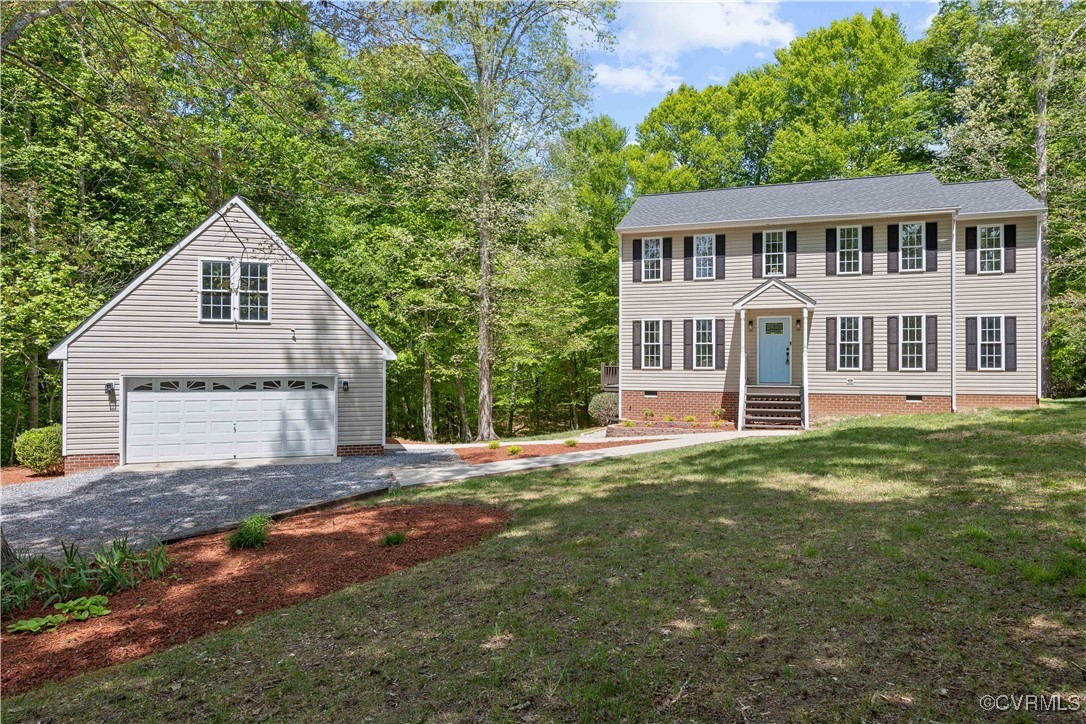 11730 Corte Castle Road Chesterfield, VA 23838 - Photo 8 of 50 Colonial house with crawl space, a garage, and a f
