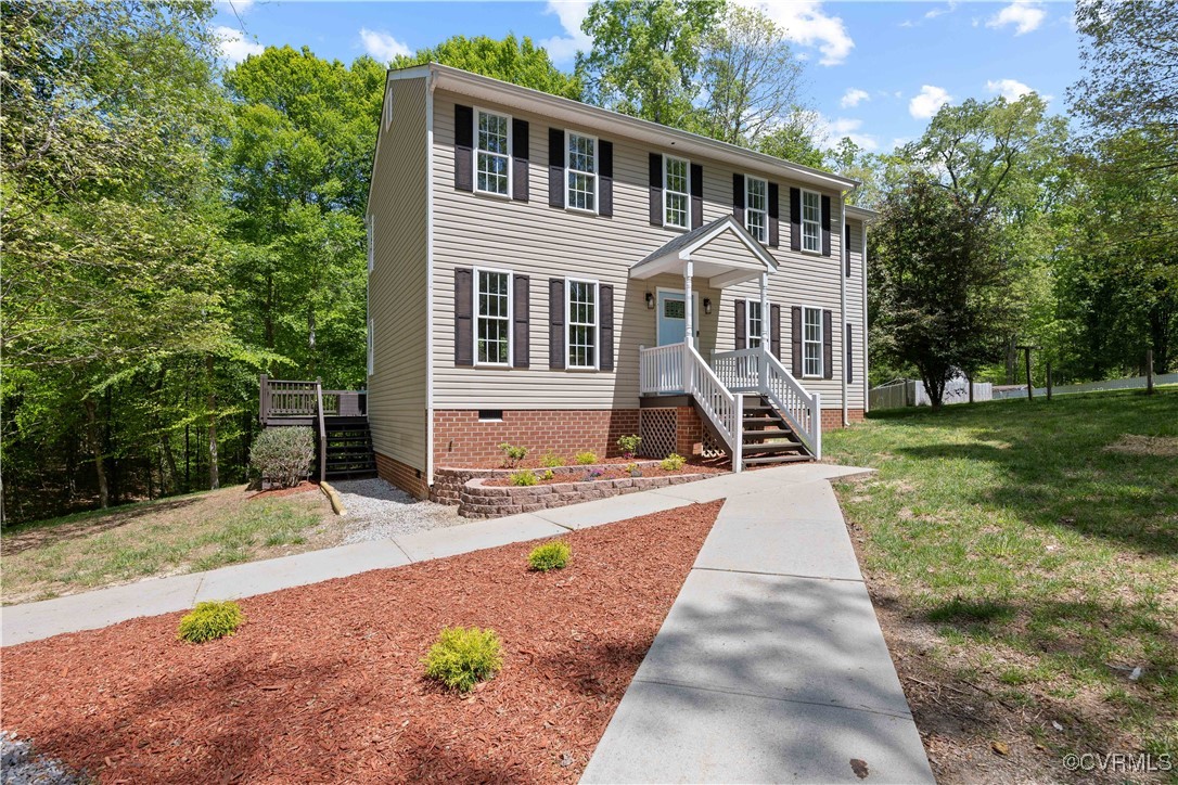 11730 Corte Castle Road Chesterfield, VA 23838 - Photo 9 of 50 Colonial house featuring crawl space and a front l
