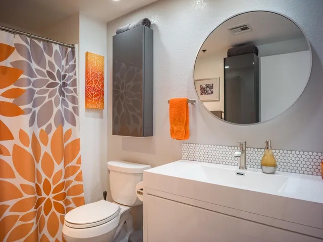 a bathroom with a sink and bathtub