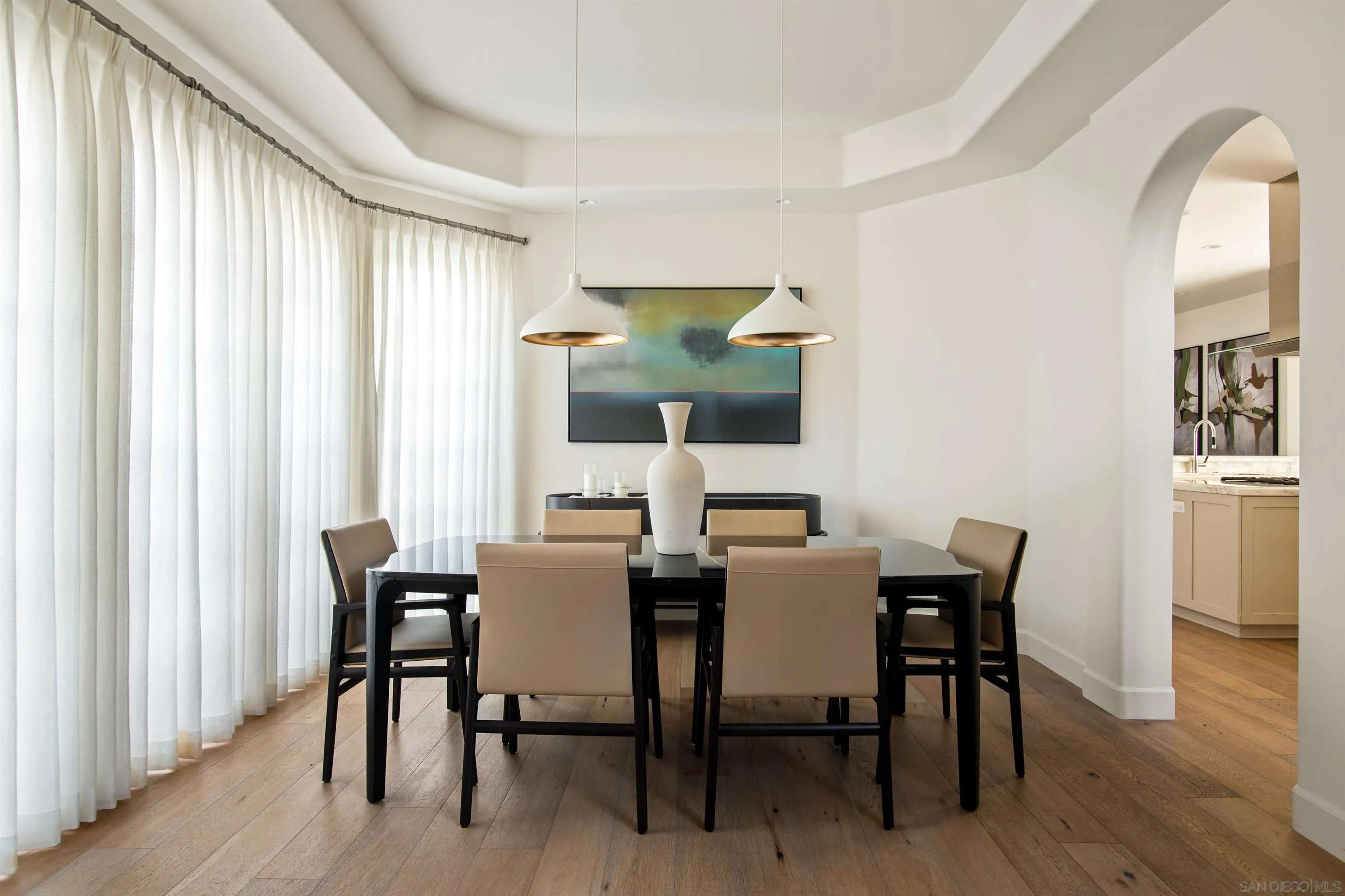 7729 Ivanhoe Avenue La Jolla, CA 92037 - Photo 7 of 28 a view of a dining room with furniture and window