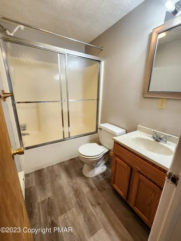 a view of road and trees