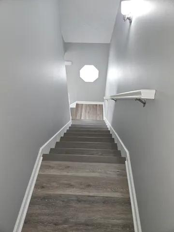 a view of wooden floor