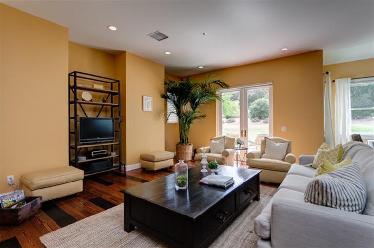 12751 Blue Heron Circle Ojai, CA 93023 - Photo 5 of 22 a living room with fireplace furniture and a flat screen tv