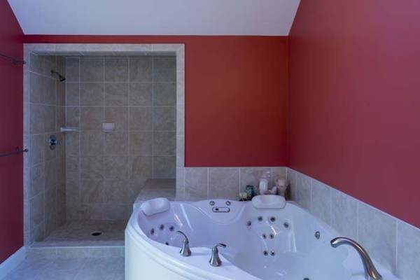 4 Prospect Road Andover, MA 01810 - Photo 23 of 30 a bathroom with a bathtub and shower