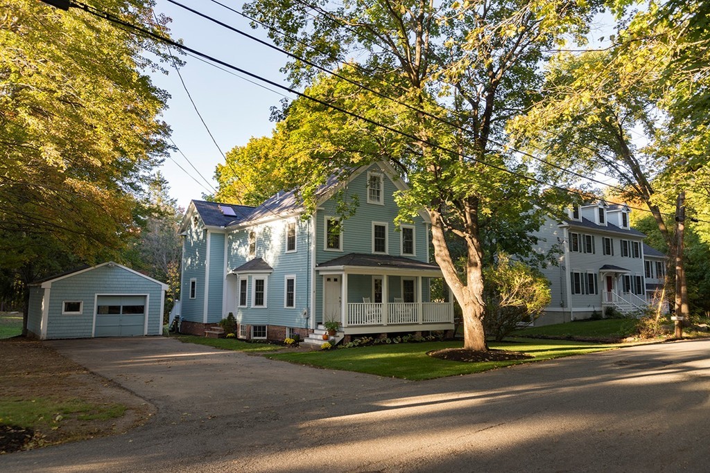 4 Prospect Road Andover, MA 01810 - Photo 28 of 30 a front view of a house with a garden