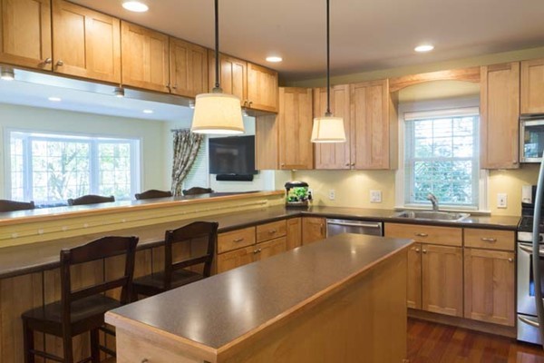 4 Prospect Road Andover, MA 01810 - Photo 6 of 30 a large kitchen with lots of counter space and a sink