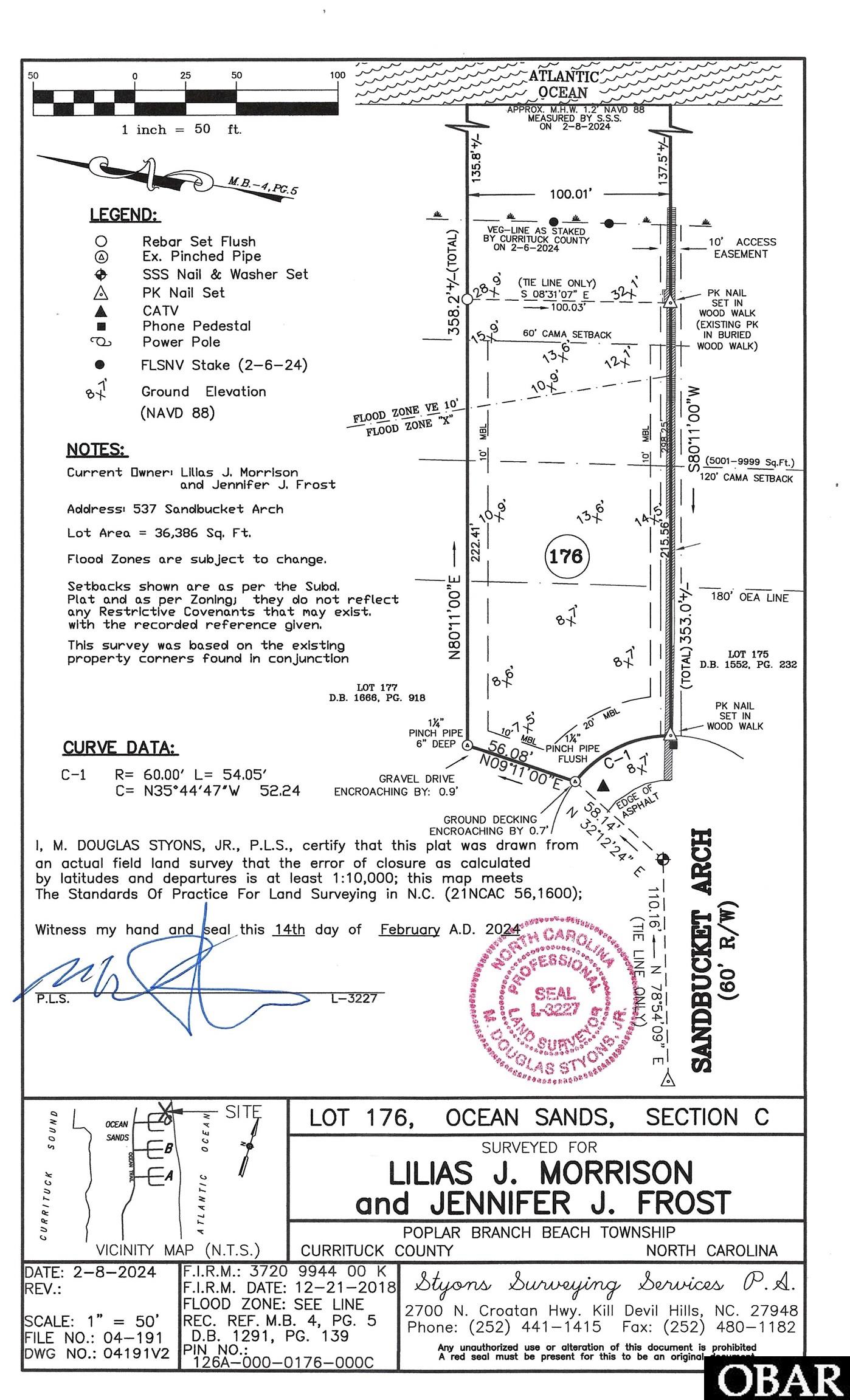 537 Sandbucket Arch Corolla, NC 27927 - Photo 3 of 3 Survey