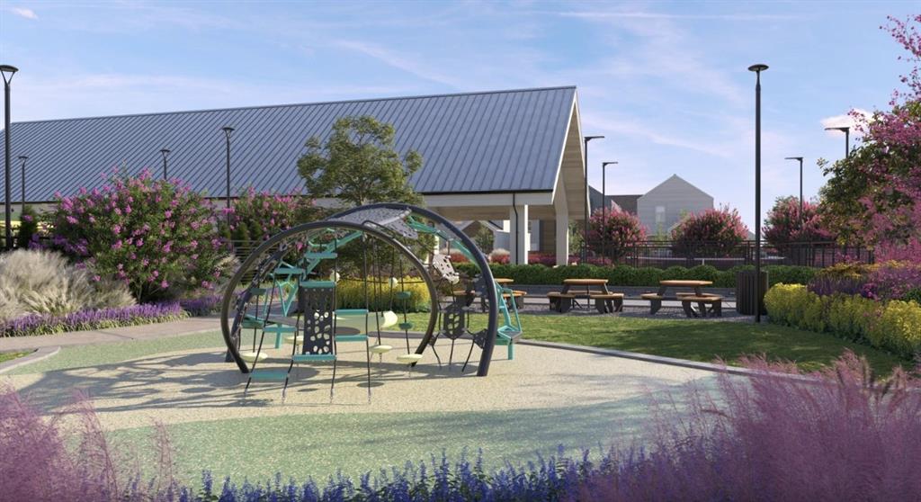 9032 Prairie Path, Unit 3349 Rowlett, TX 75089 - Photo 24 of 28 Community jungle gym featuring a lawn