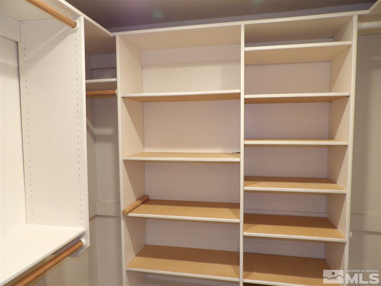 2801 Rowland Road Reno, NV 89509 - Photo 17 of 21 a view of walk in closet with empty racks