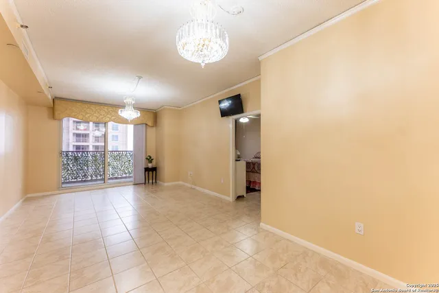 a view of an empty room