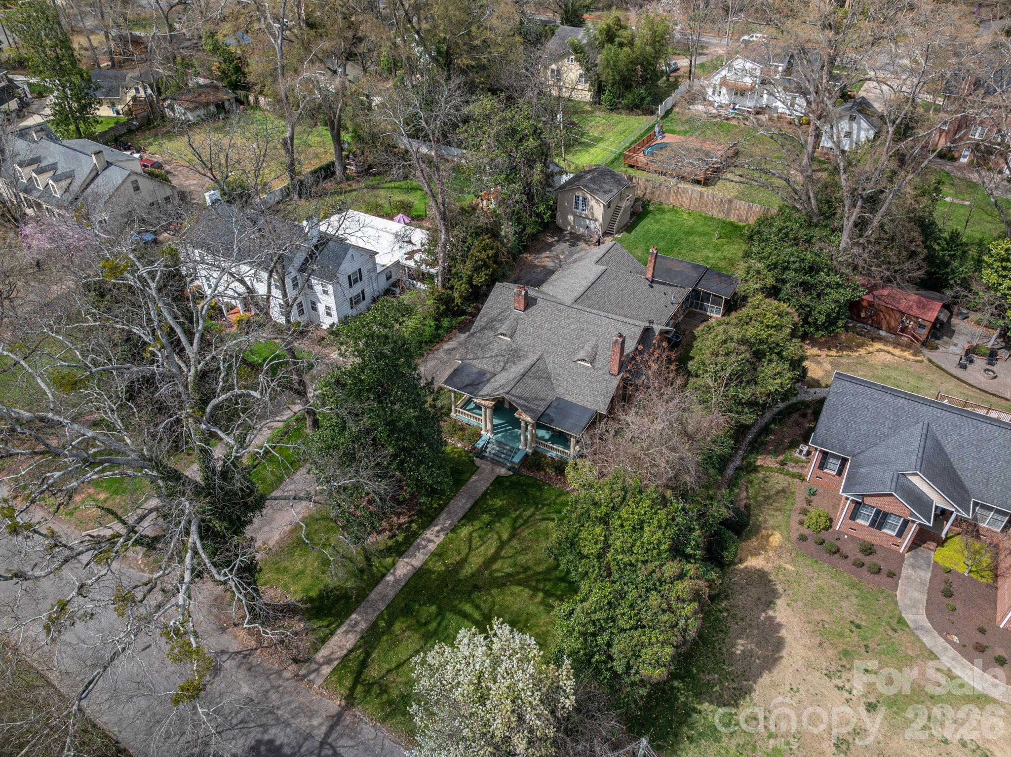 825 Hawthorne Road Shelby, NC 28150 - Photo 45 of 45 an aerial view of a house with a yard