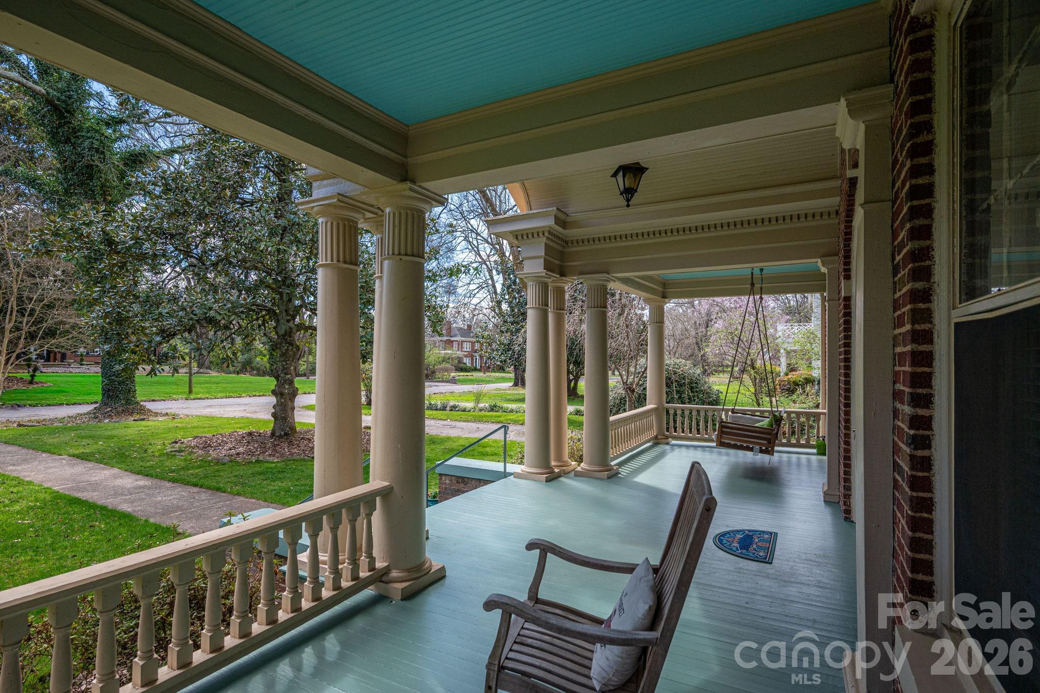 825 Hawthorne Road Shelby, NC 28150 - Photo 5 of 45 a view of porch with a furniture