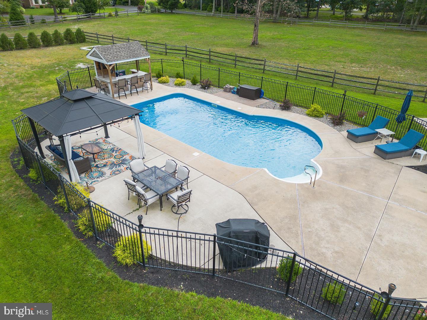 326 Pricketts Mill Road Tabernacle, NJ 08088 - Photo 18 of 62 Serene backyard oasis with inviting pool.