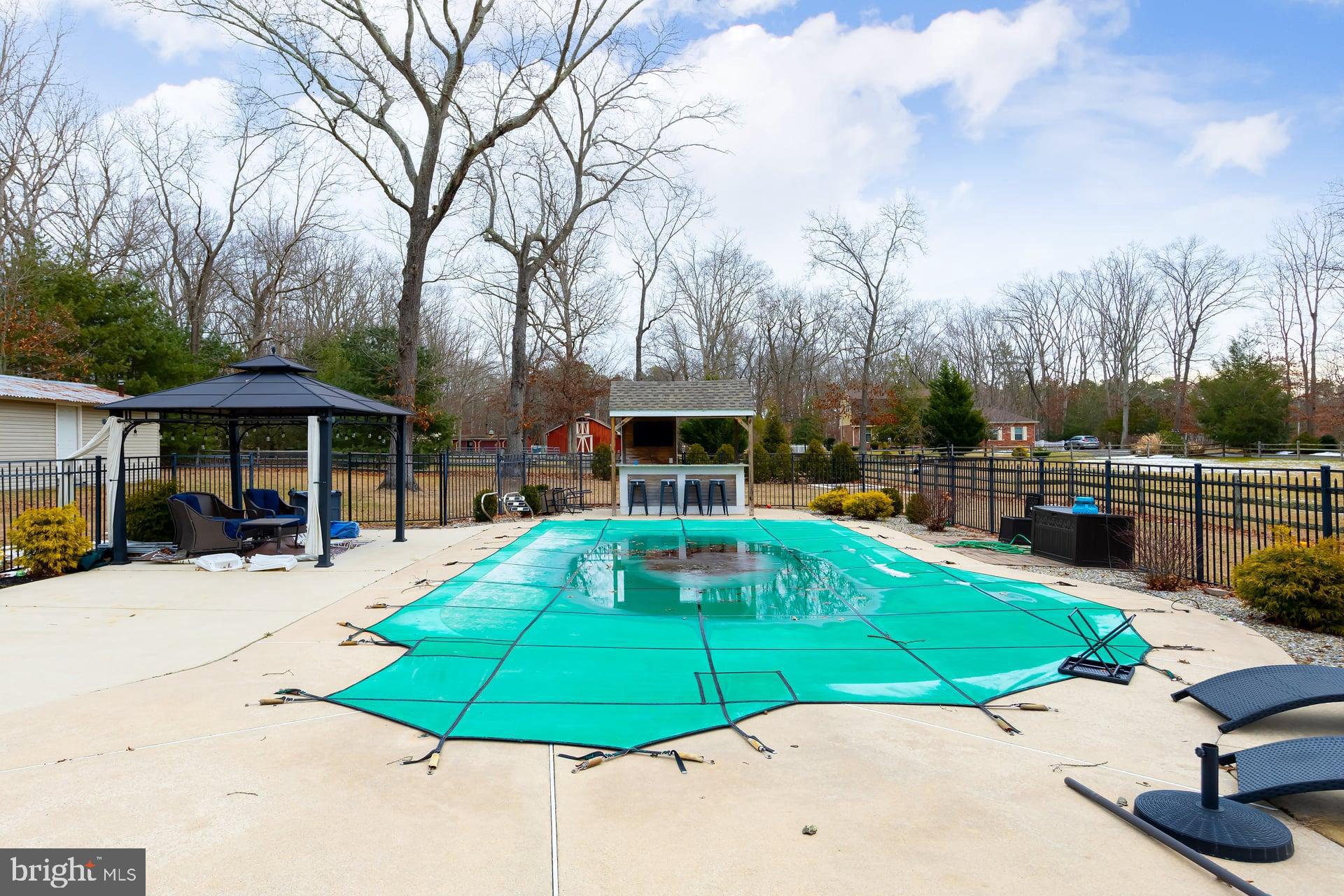 326 Pricketts Mill Road Tabernacle, NJ 08088 - Photo 21 of 62 Serene poolside retreat awaiting summer fun.