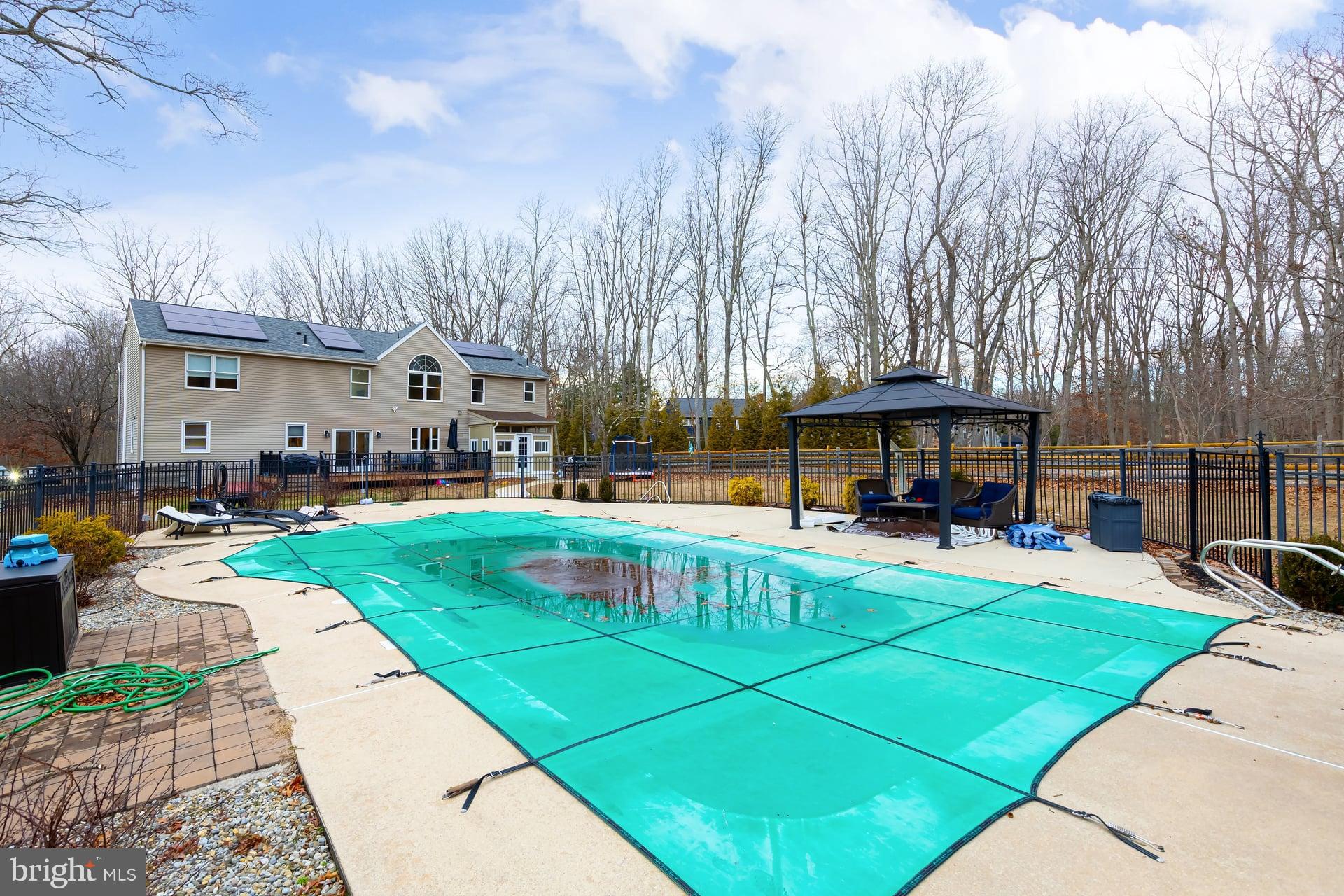 326 Pricketts Mill Road Tabernacle, NJ 08088 - Photo 23 of 62 Tranquil backyard oasis with a covered pool.