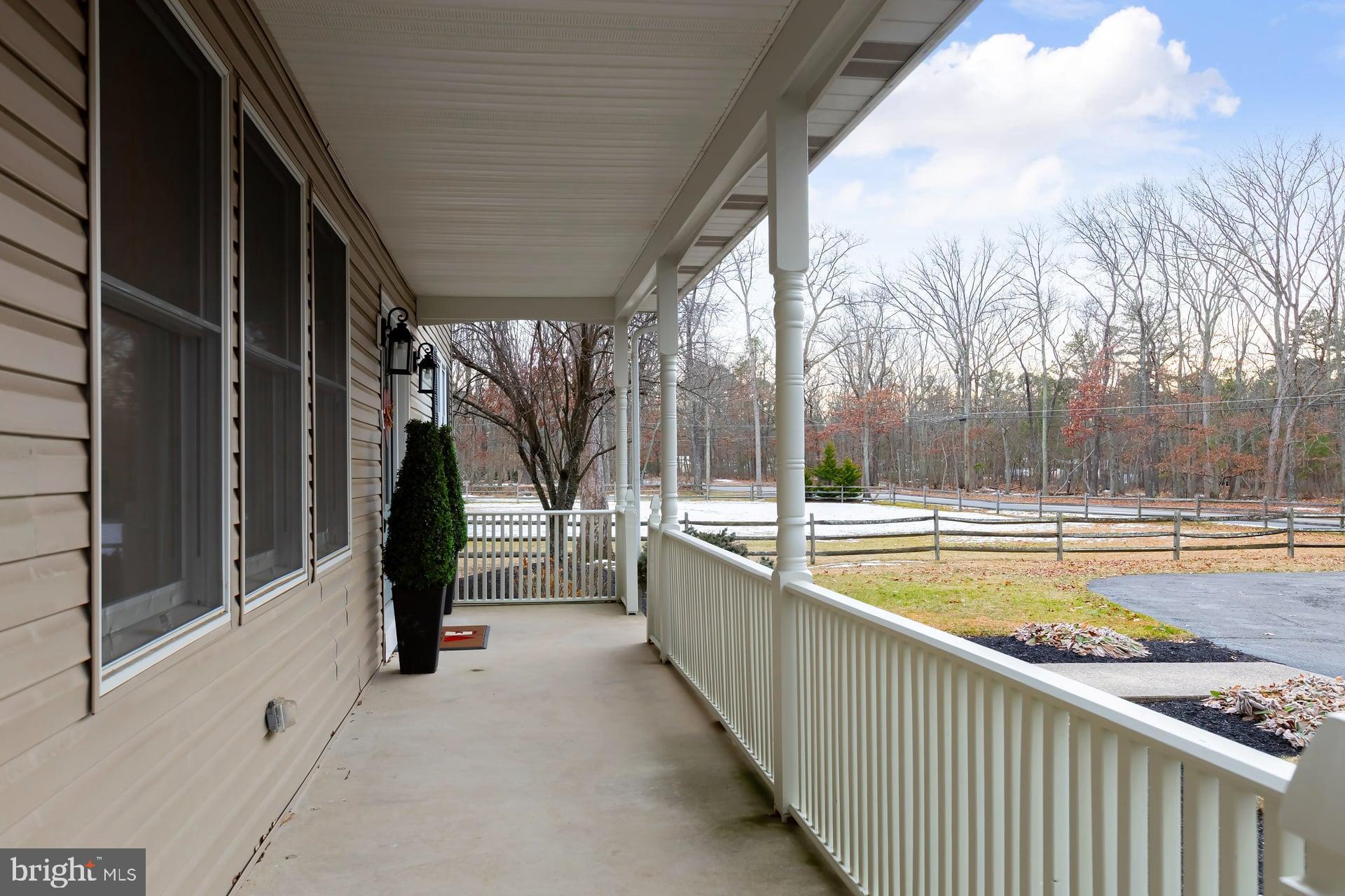 326 Pricketts Mill Road Tabernacle, NJ 08088 - Photo 28 of 62 Charming porch with serene woodland views.