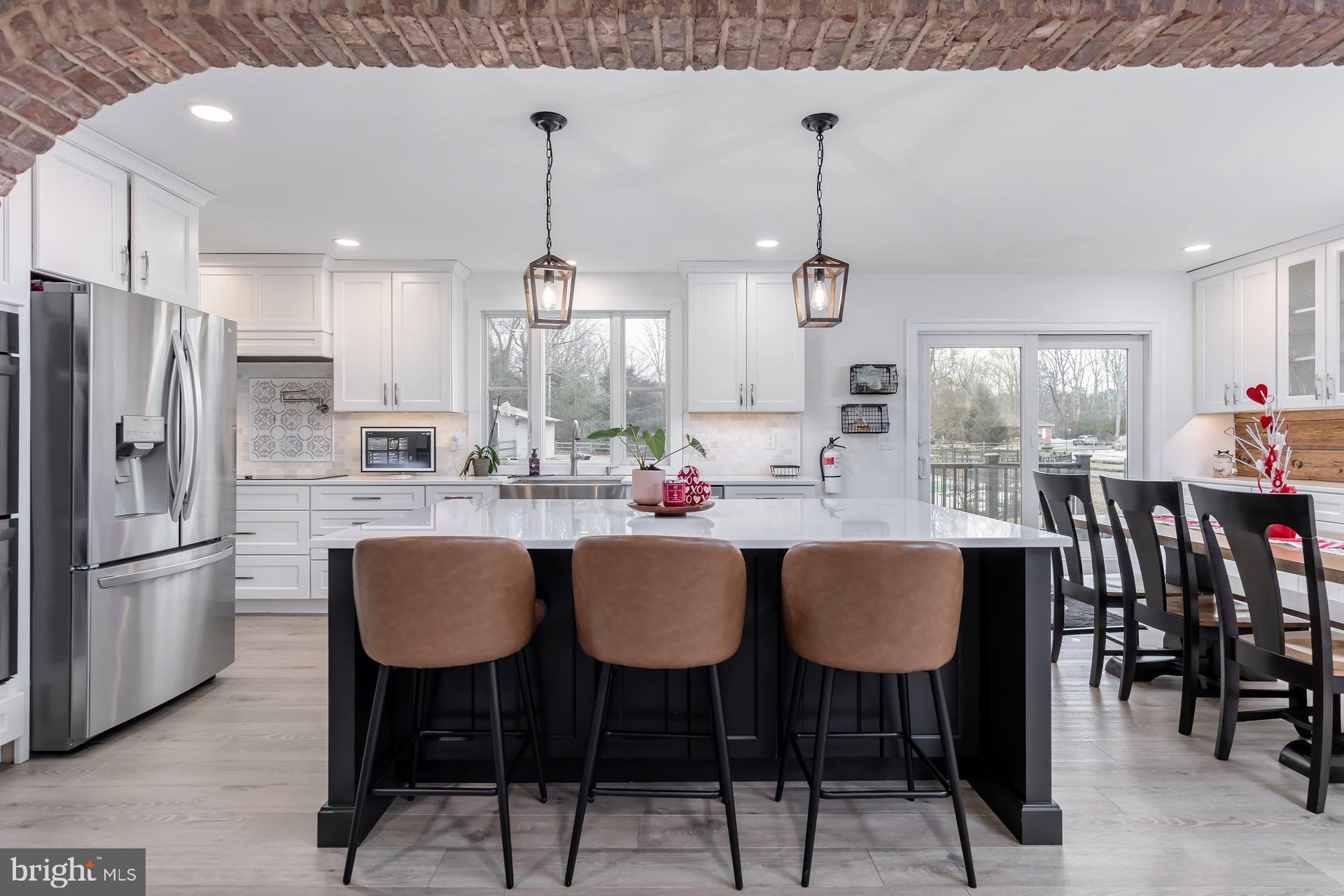326 Pricketts Mill Road Tabernacle, NJ 08088 - Photo 34 of 62 Modern kitchen with stylish island seating.
