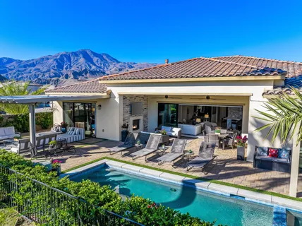a view of a house with a patio