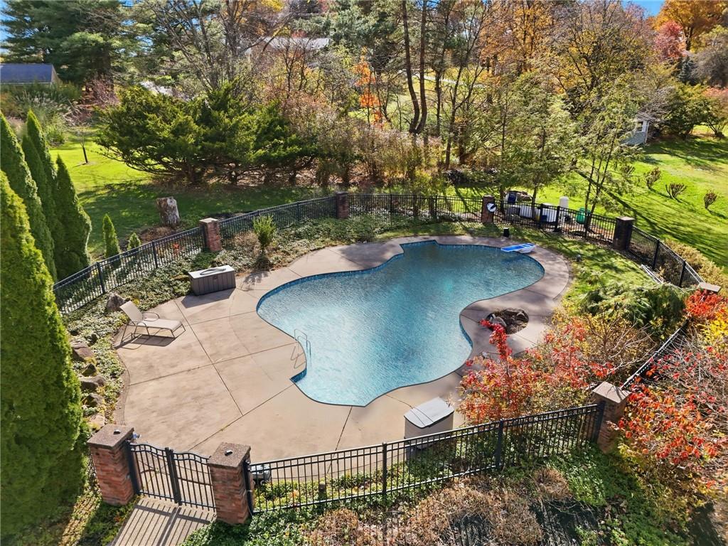 120 Timothy Road Gibsonia, PA 15044 - Photo 44 of 50 an aerial view of a house with yard swimming pool and outdoor seating