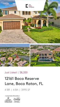 $8,200 | 12161 Boca Reserve Lane, Boca Raton, FL 33428