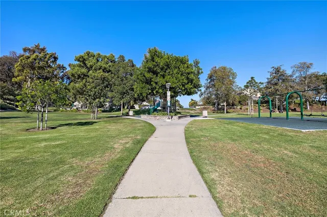 a view of outdoor space with garden
