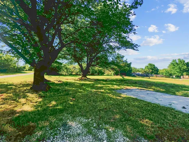a view of outdoor space with mountain view