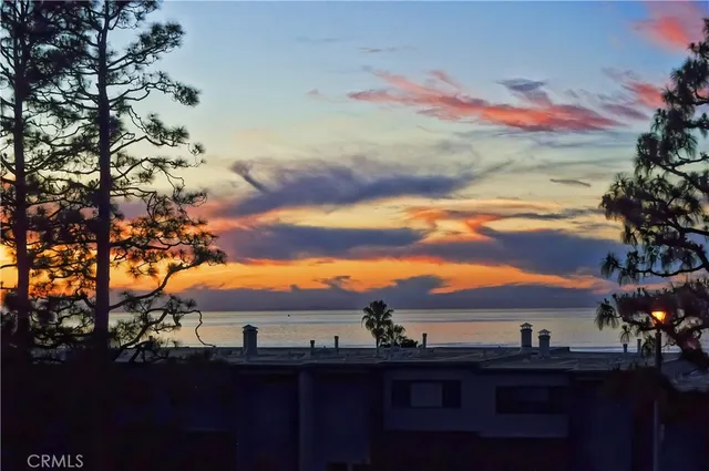 a view of lake and mountain