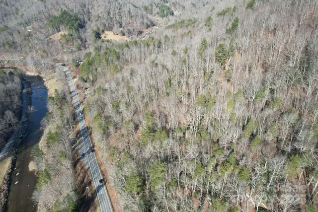 a view of a dry yard