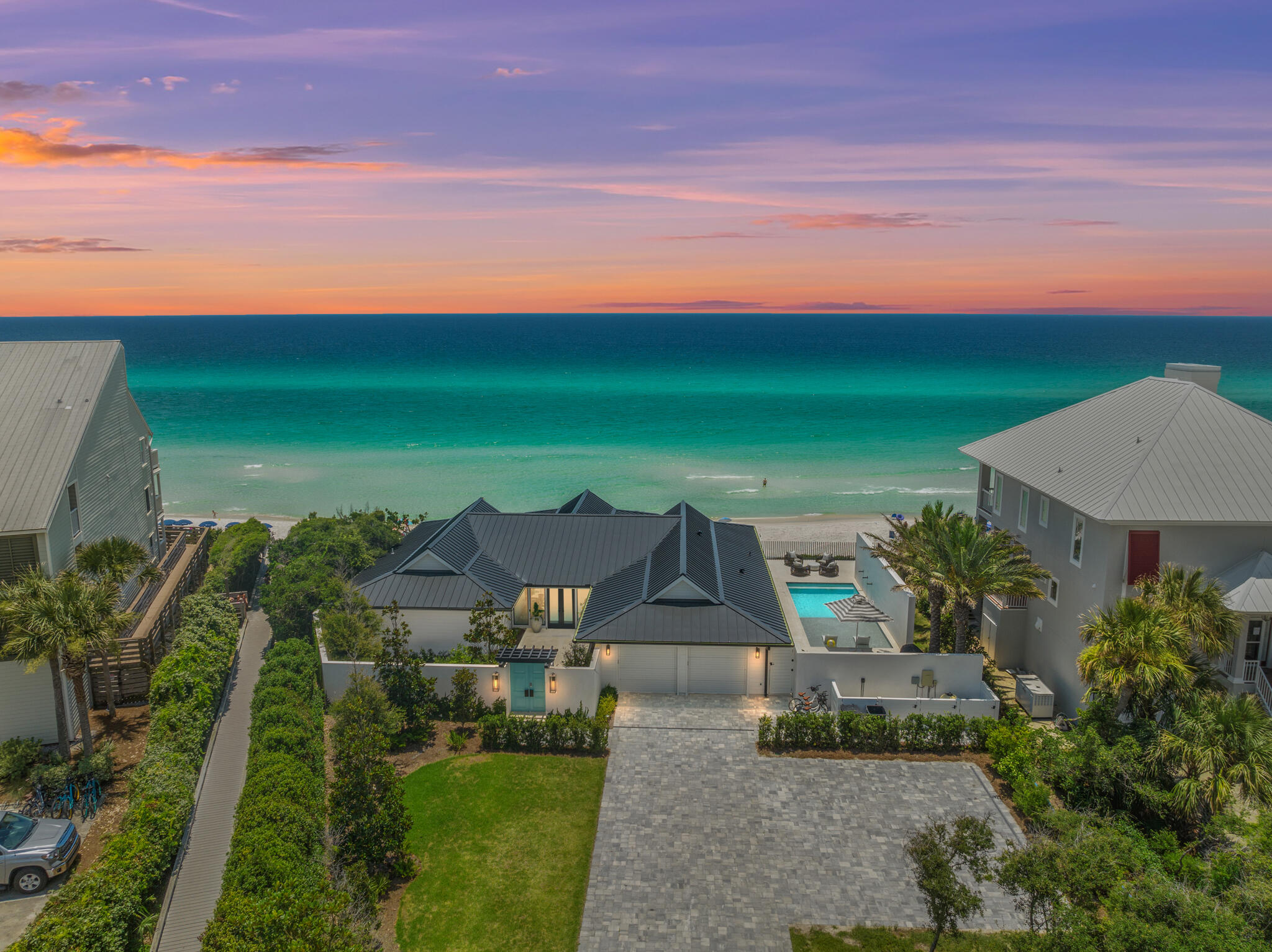 8276 East County Highway 30A Inlet Beach, FL 32461 - Photo 100 of 109 View from AboveTwilight