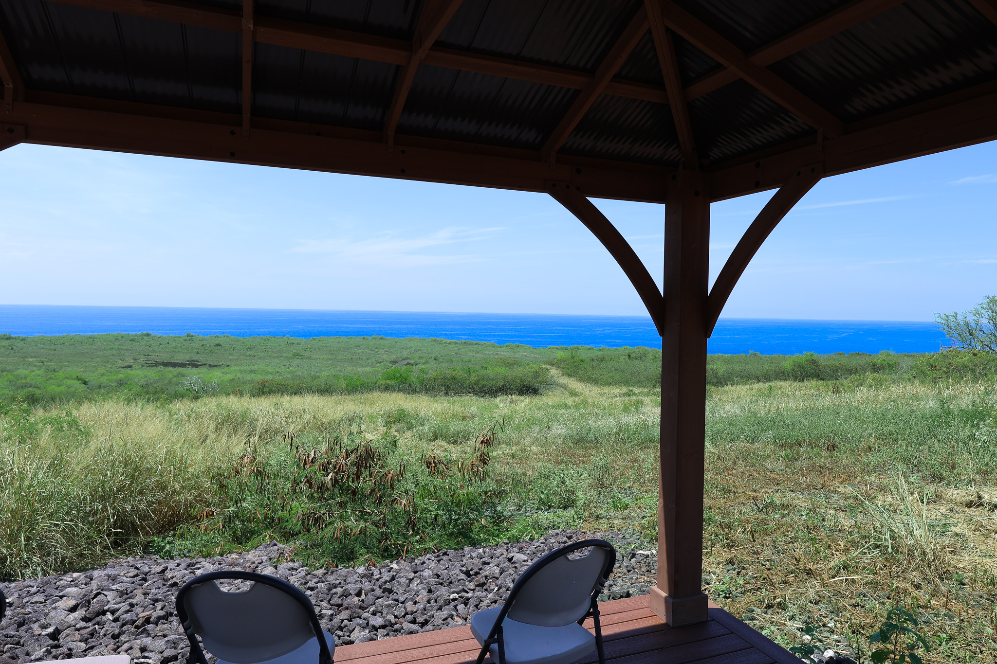 85-4471 Kapia Road Captain Cook, HI 96704 - Photo 2 of 30 a view of a couches in the patio next to a yard