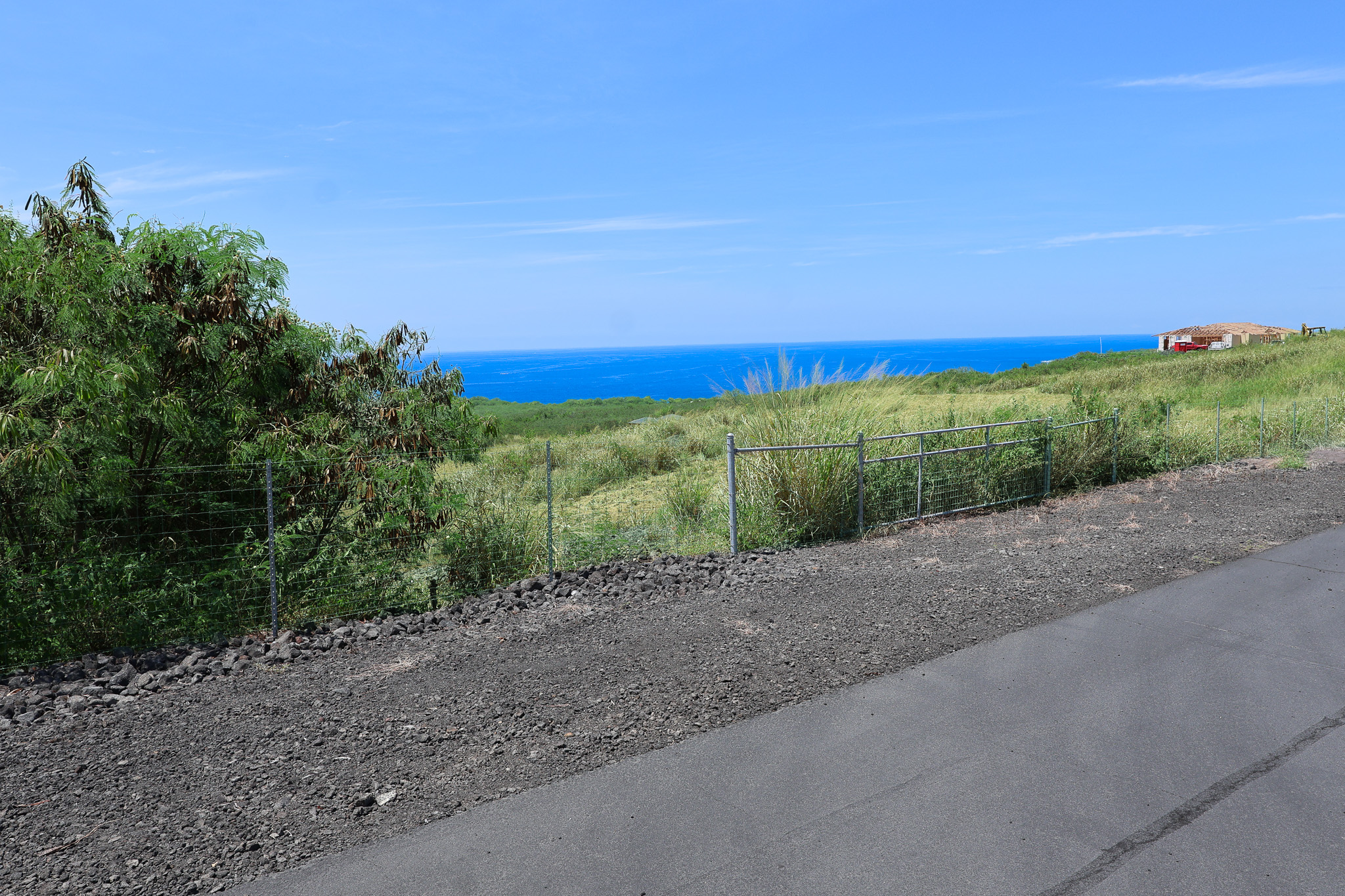 85-4471 Kapia Road Captain Cook, HI 96704 - Photo 26 of 30 a view of a yard with an ocean view