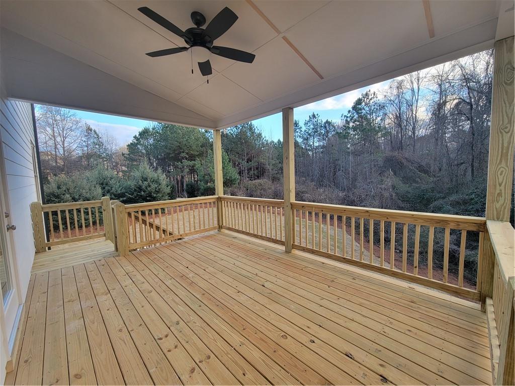 4795 Fairways Lane Jefferson, GA 30549 - Photo 14 of 20 a view of a balcony with wooden floor
