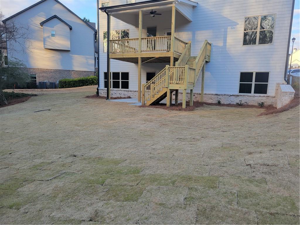 4795 Fairways Lane Jefferson, GA 30549 - Photo 16 of 20 an front view of house with deck