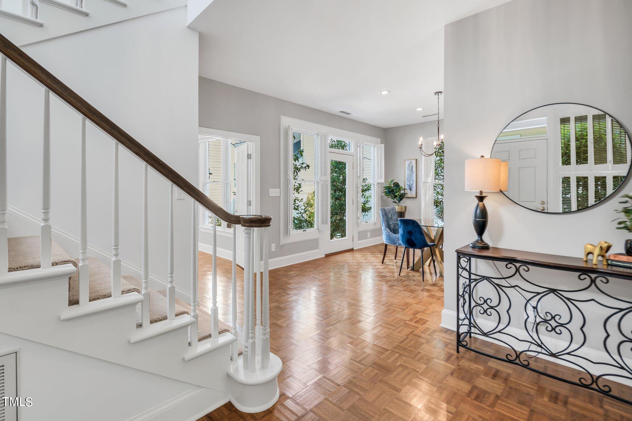 25 East Camden Pittsboro, NC 27312 - Photo 11 of 71 a view of an entryway with wooden floor and front door