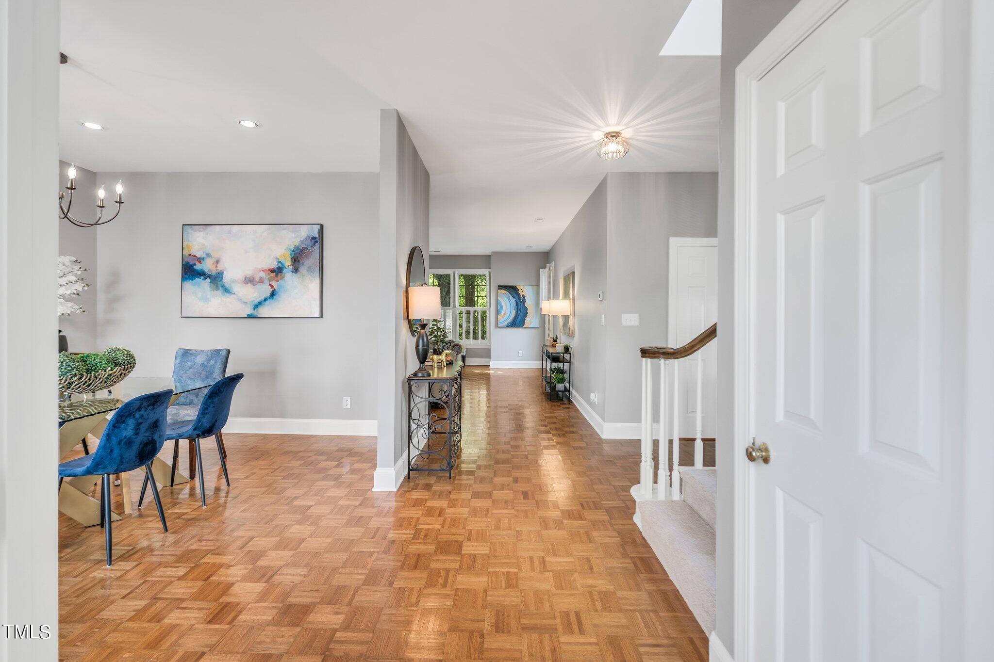 25 East Camden Pittsboro, NC 27312 - Photo 30 of 71 a view of a hallway with furniture and a livingroom view