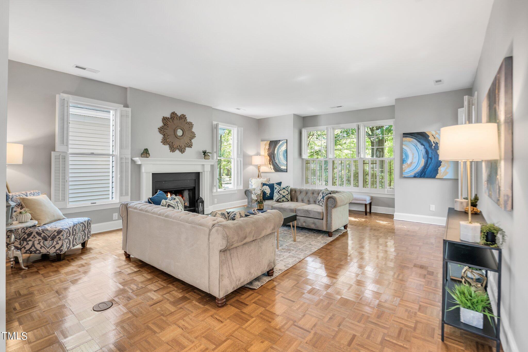 25 East Camden Pittsboro, NC 27312 - Photo 3 of 71 a living room with furniture and a fireplace