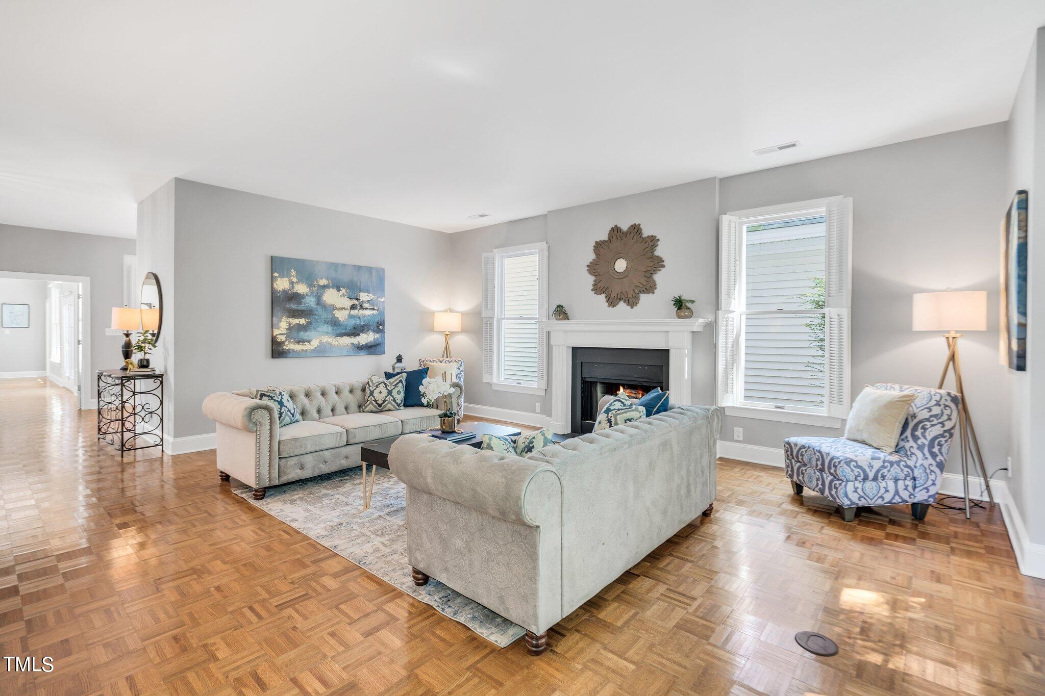 25 East Camden Pittsboro, NC 27312 - Photo 4 of 71 a living room with furniture and a fireplace