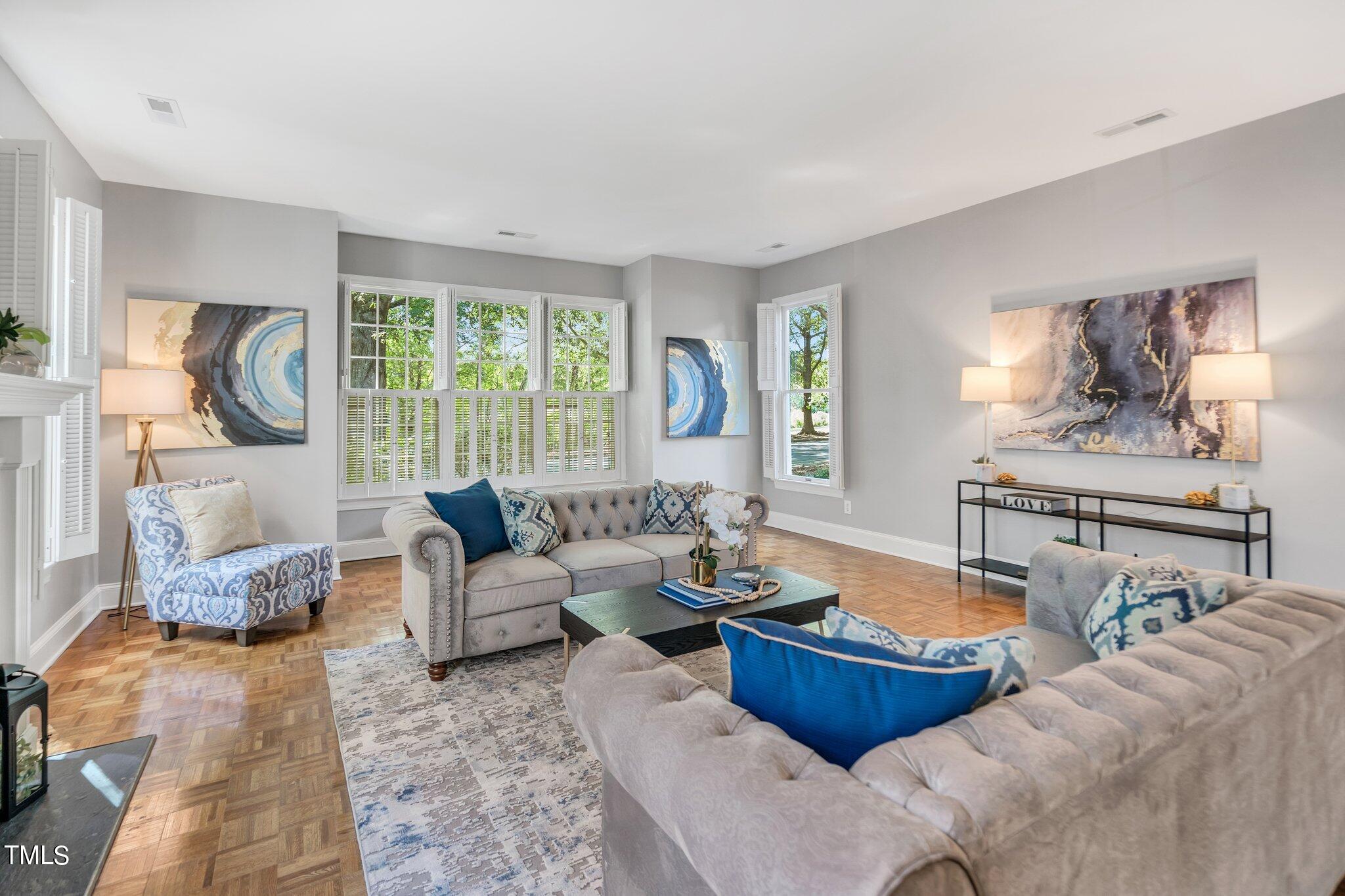 25 East Camden Pittsboro, NC 27312 - Photo 6 of 71 a living room with furniture fireplace and a large window