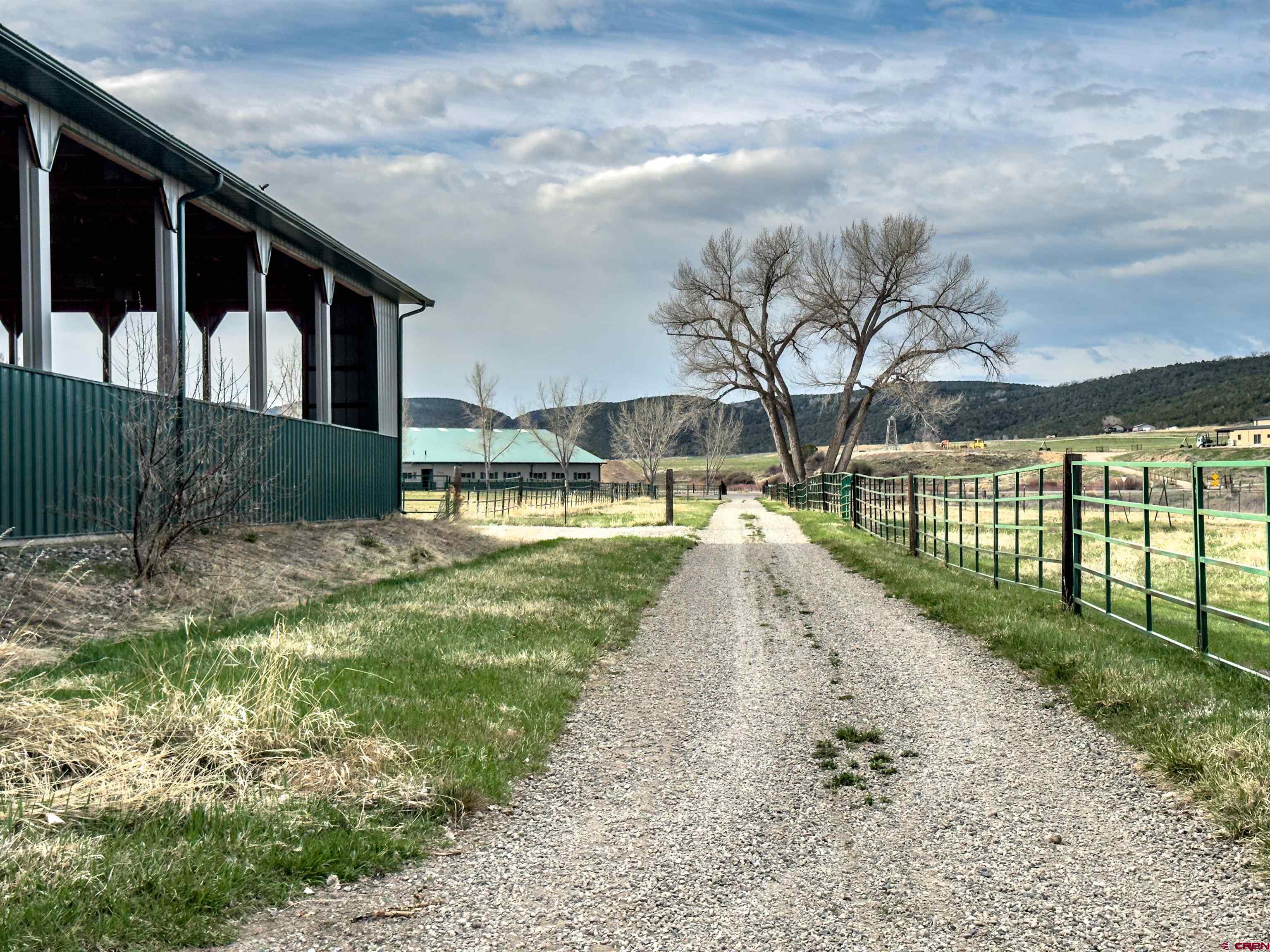 1071 Black Canyon Road Crawford, CO 81415 - Photo 8 of 36 a view of swimming pool with a garden and trees