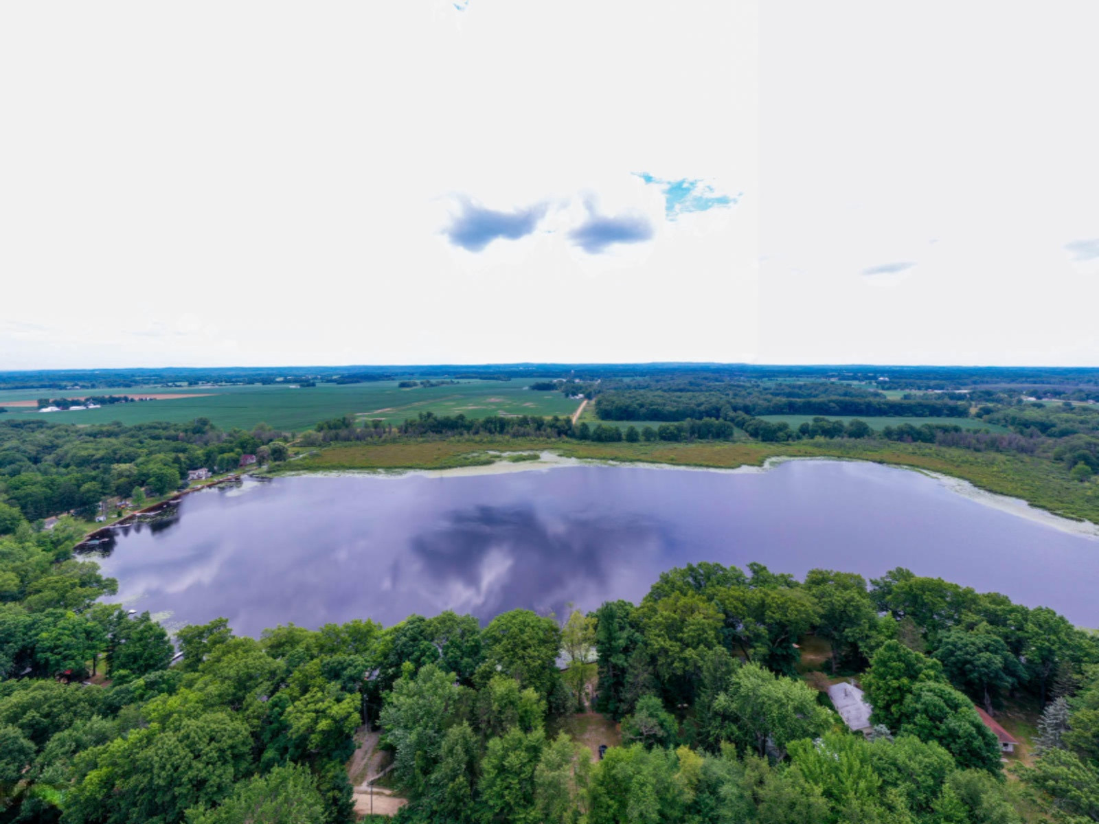 51000 Maple Road Marcellus, MI 49067 - Photo 42 of 56 Aerial View of lake!