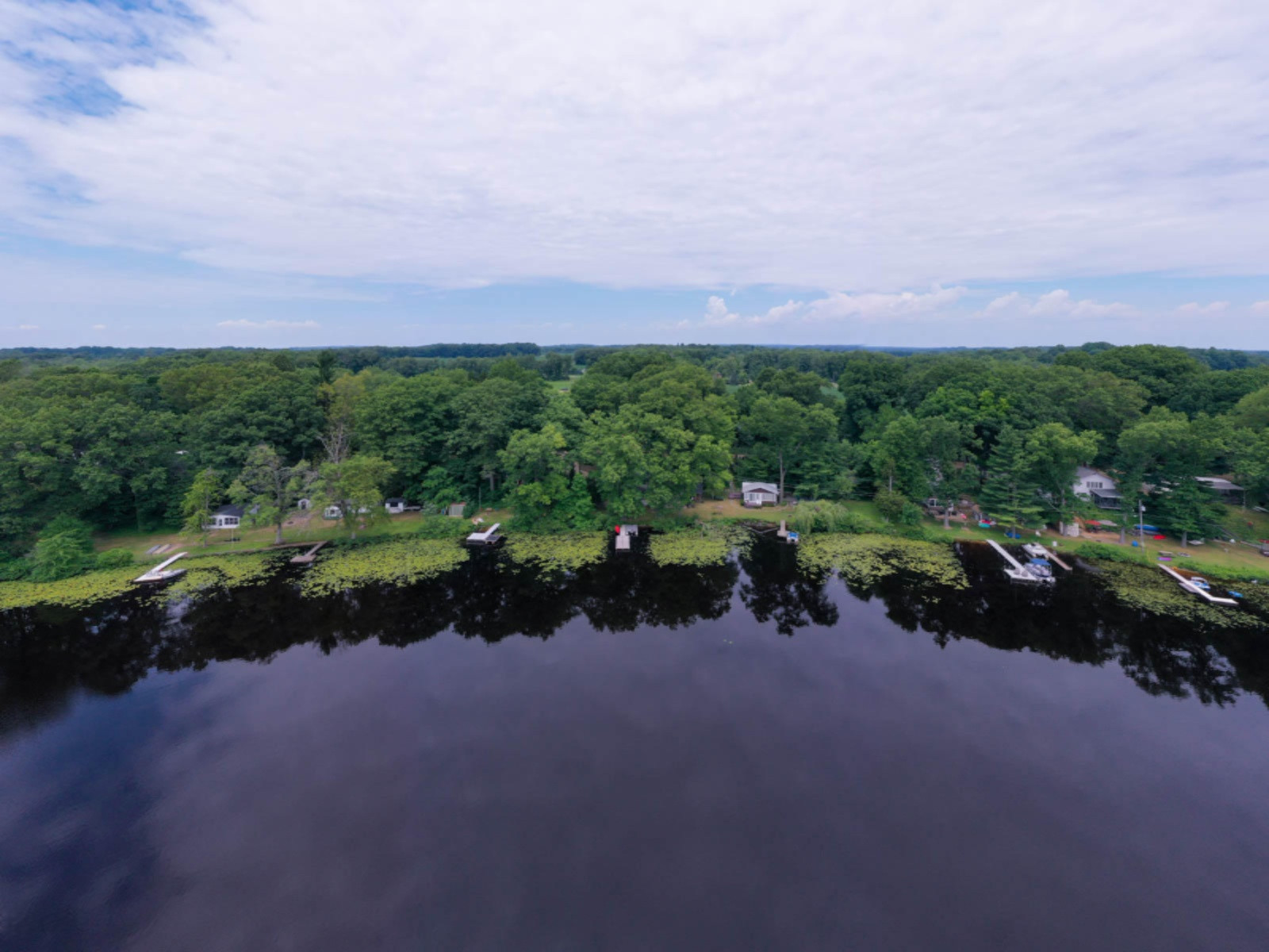 51000 Maple Road Marcellus, MI 49067 - Photo 43 of 56 Aerial View of Lake!