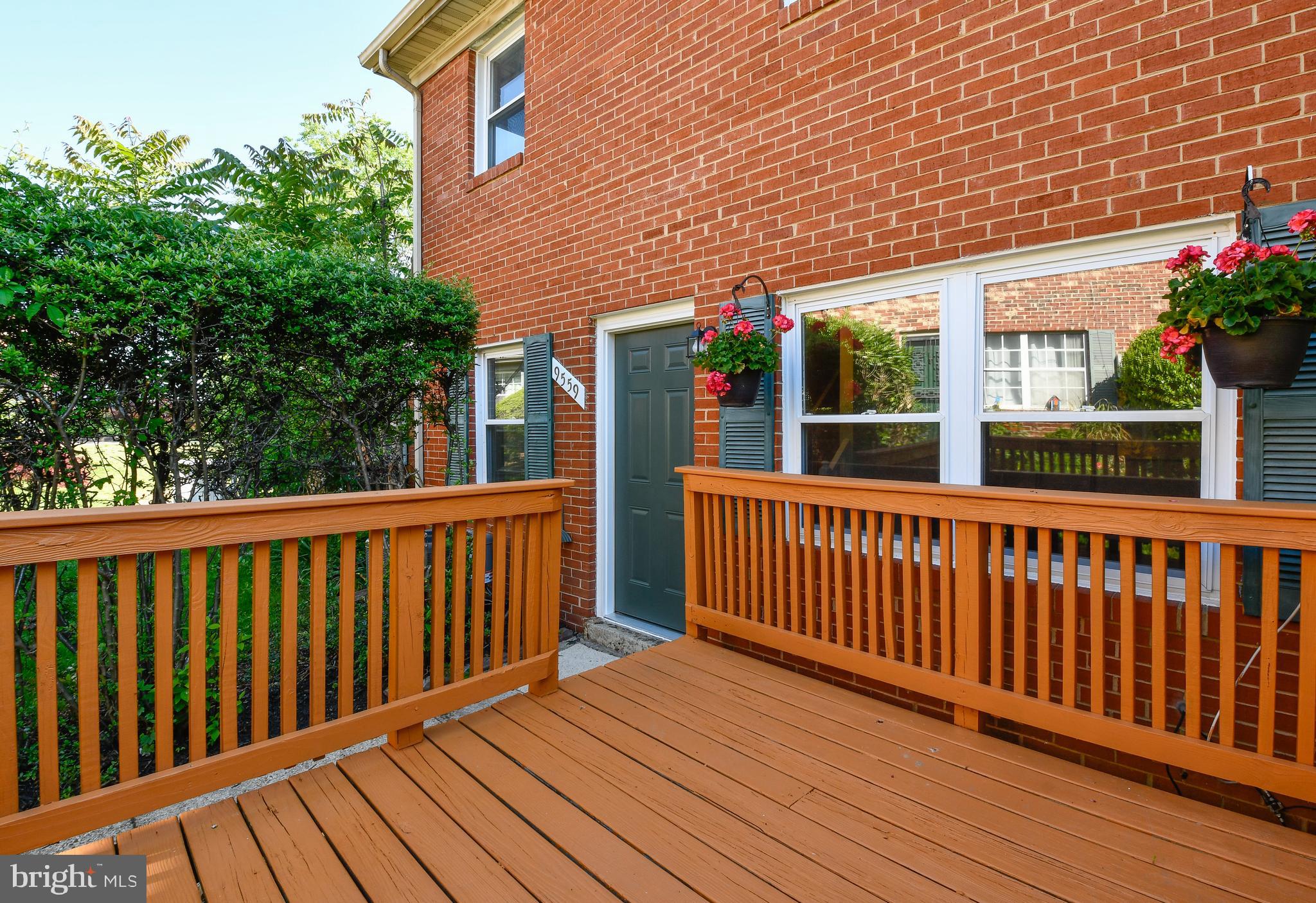 Beautifully stained and sealed deck