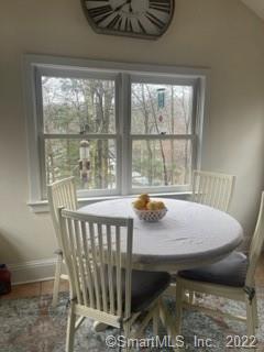 22 Horseshoe Road Wilton, CT 06897 - Photo 8 of 24 a view of a dining room with furniture window and outside view