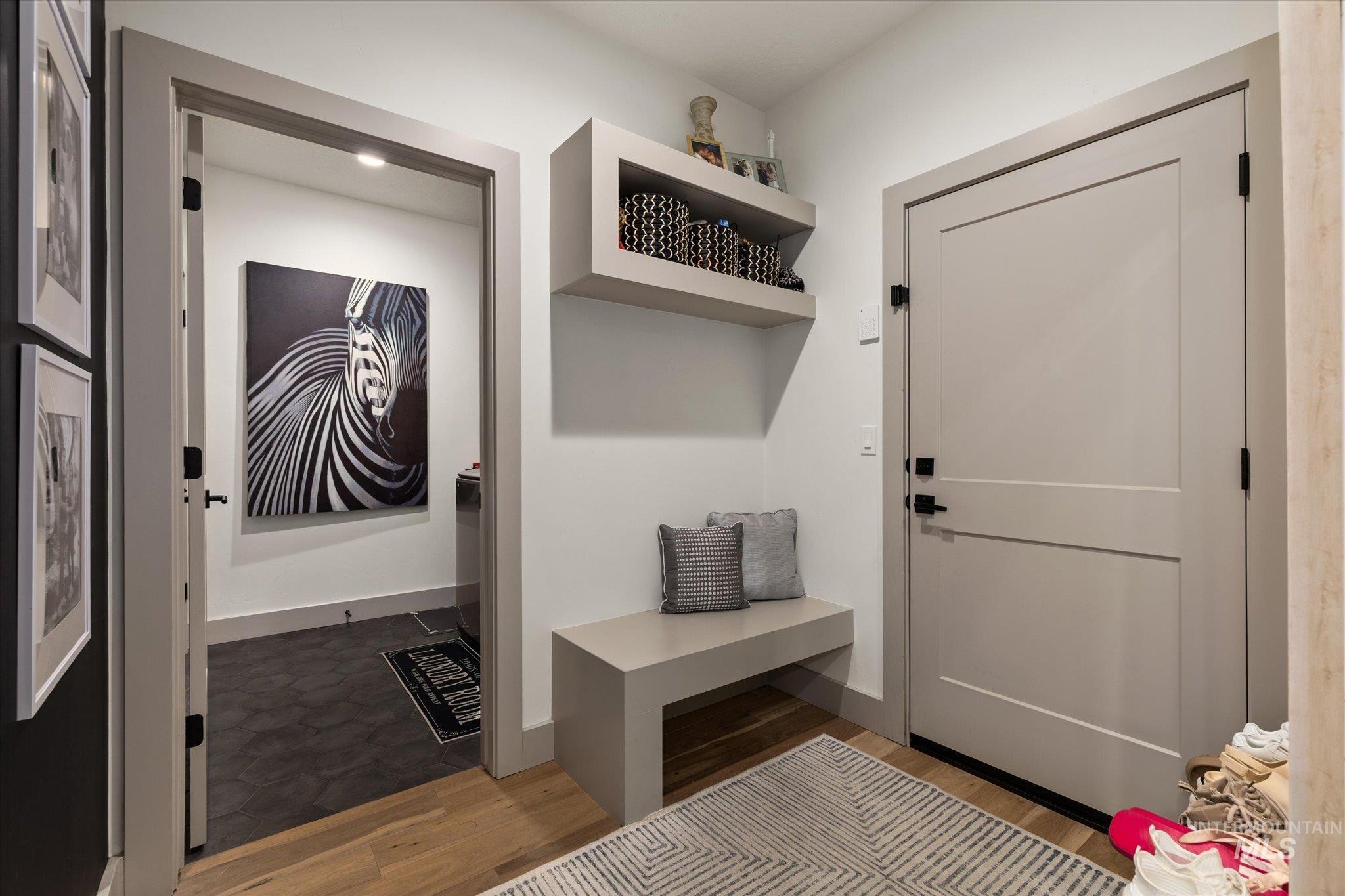 2250 South Steichen Way Meridian, ID 83642 - Photo 25 of 40 Mudroom with light wood finished floors and recessed lighting