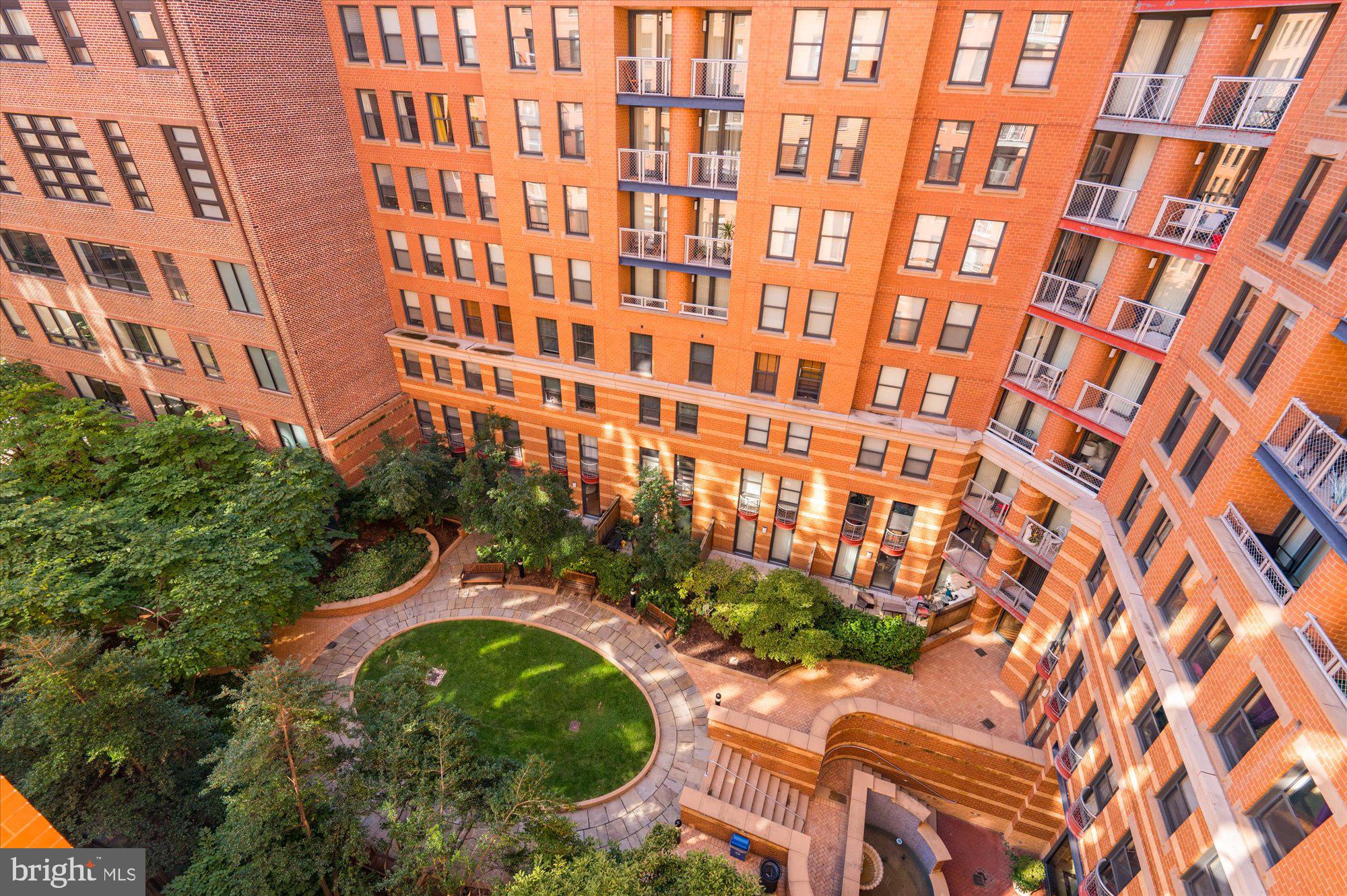 616 E Street Northwest, Unit 854 Washington, DC 20004 - Photo 26 of 87 Main Bedroom Overlooks Quiet Lush Courtyard!