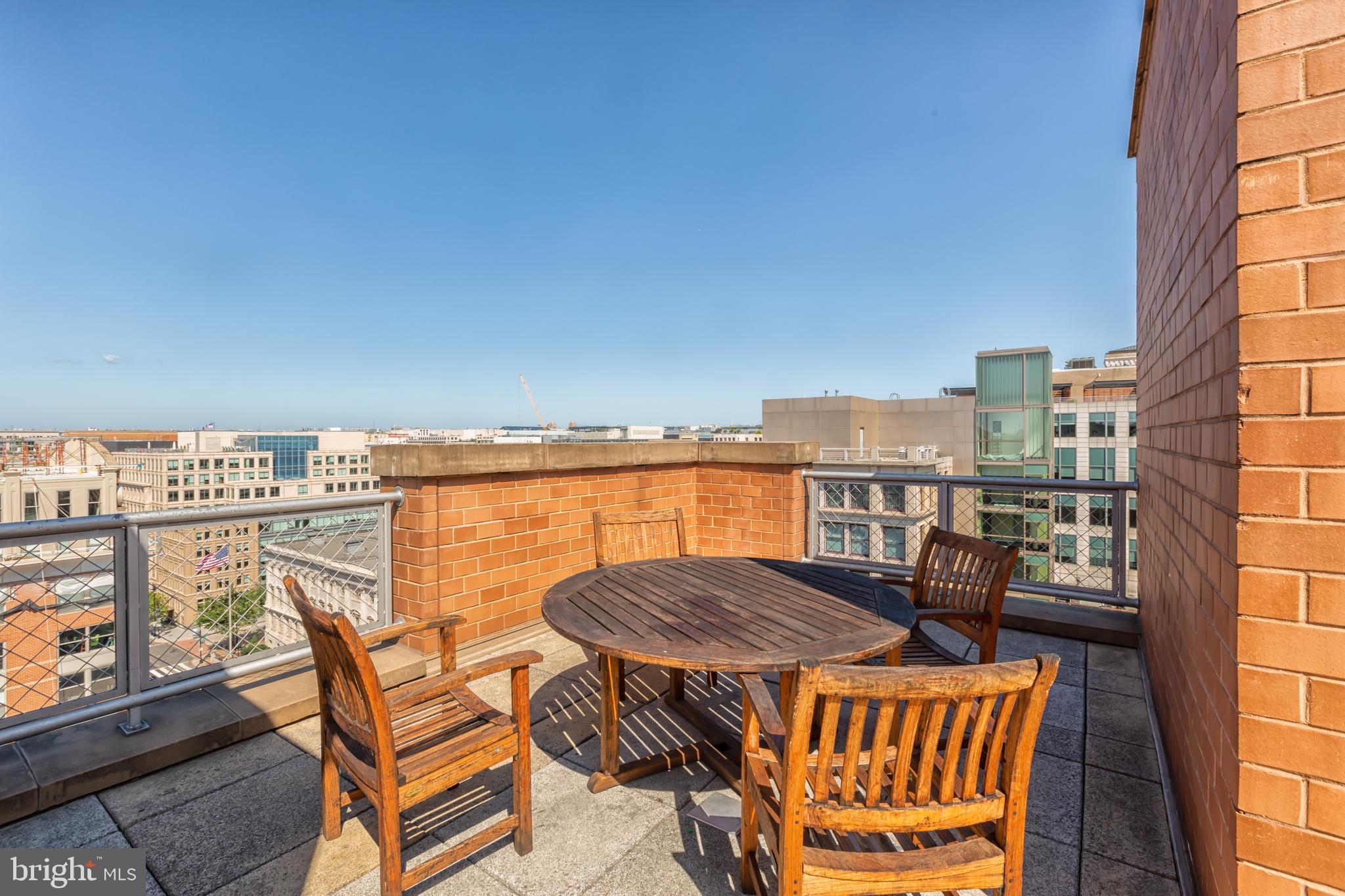 616 E Street Northwest, Unit 854 Washington, DC 20004 - Photo 40 of 87 Expansive Rooftop with Multiple Seating Areas
