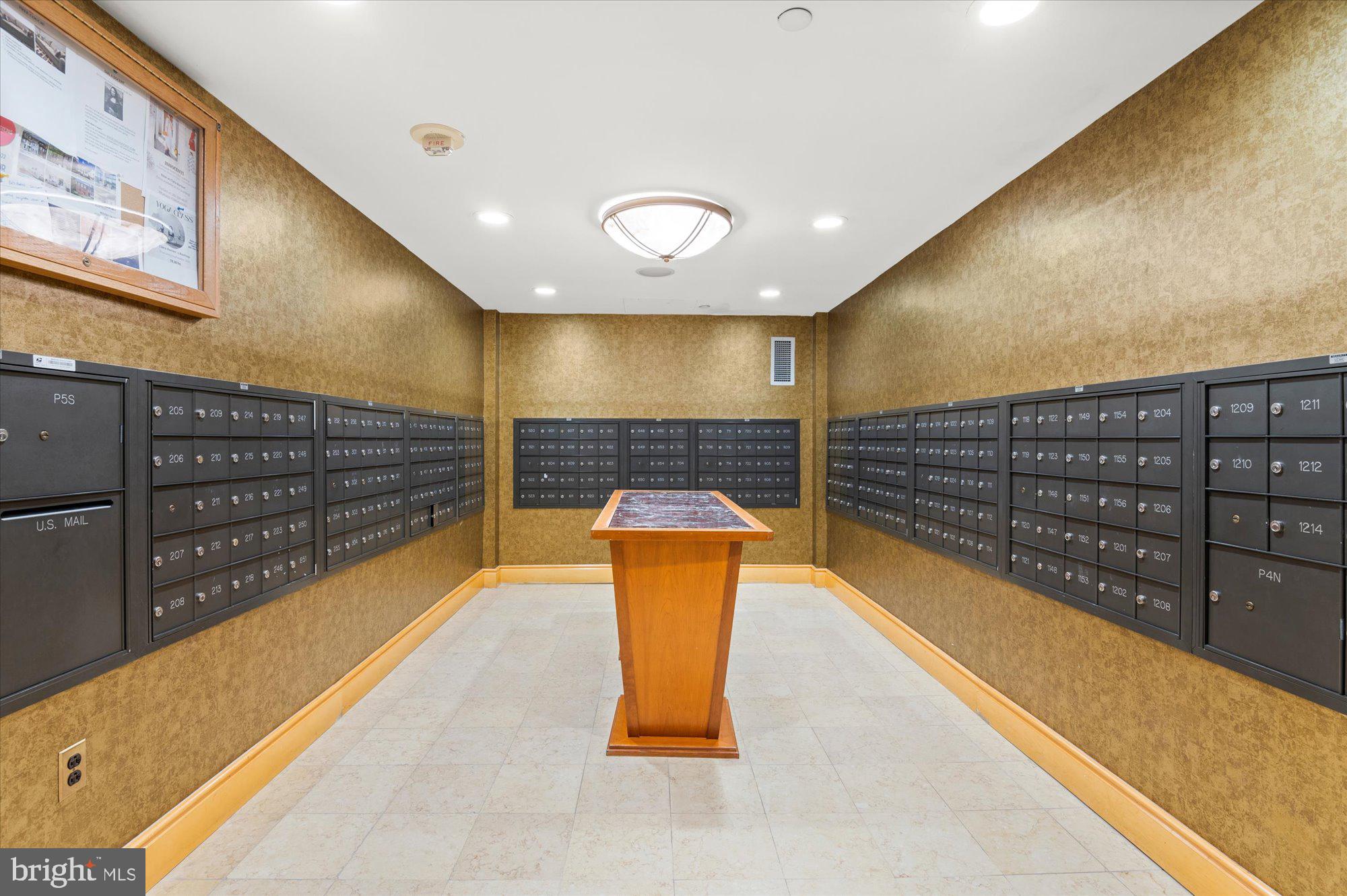 616 E Street Northwest, Unit 854 Washington, DC 20004 - Photo 49 of 87 Mail Room on Lobby Level