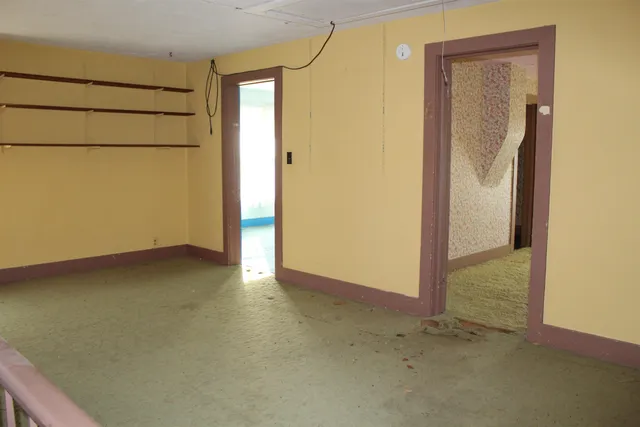 a view of an empty room