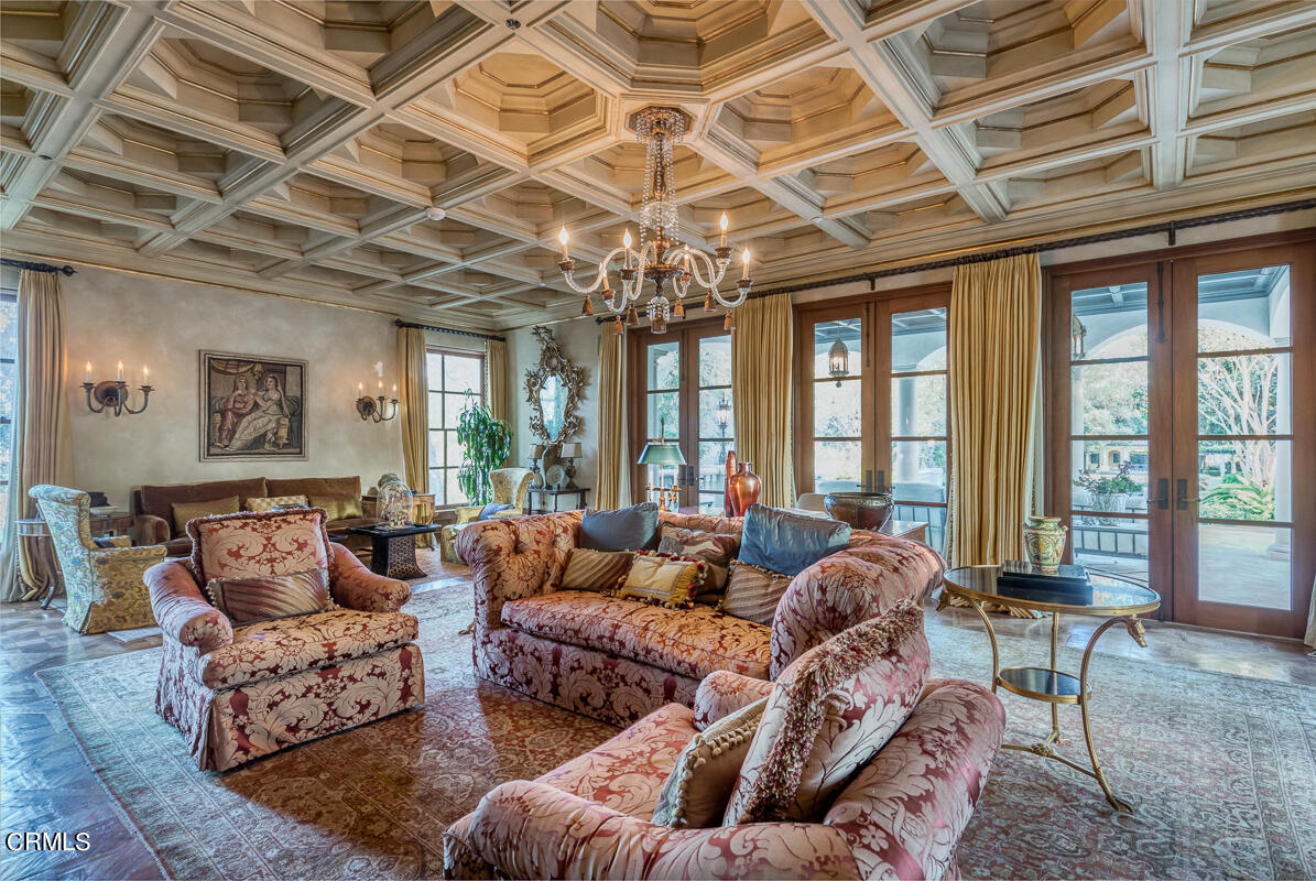 100 Los Altos Drive Pasadena, CA 91105 - Photo 12 of 72 a living room with furniture and a large window