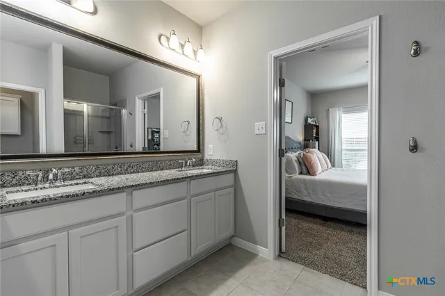 a view of a room with a furniture